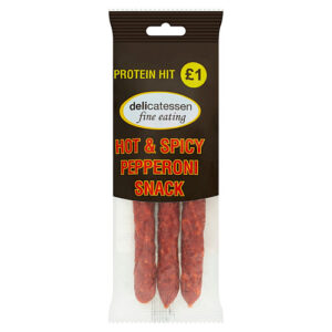 Delicatessen Fine Eating Hot & Spicy Pepperoni Snack 0,070kg