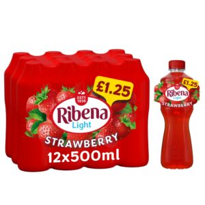 Ribena Strawberry Juice Drink No Added Sugar 500ml