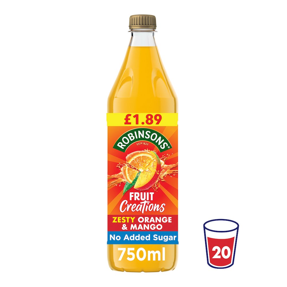 Robinsons Fruit Creations Orange & Mango 750ml
