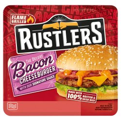 Rustlers The Deluxe Bacon Cheeseburger 191g