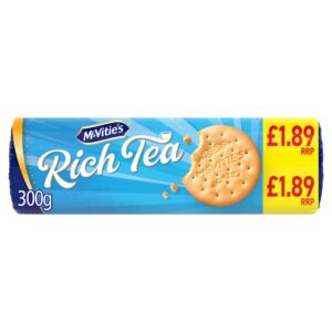 McVitie's Rich Tea Classic Biscuits 300g PMP £1.89