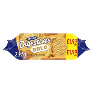 McVitie's Gold Digestive Biscuits 232g PMP £1.99