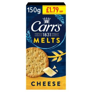 Carr's Melts Cheese Crackers 150g RRP £1.79