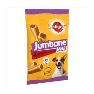 PEDIGREE® JUMBONE™ Mini Adult Small Dog Treats Beef & Poultry 4 Chews 160g
