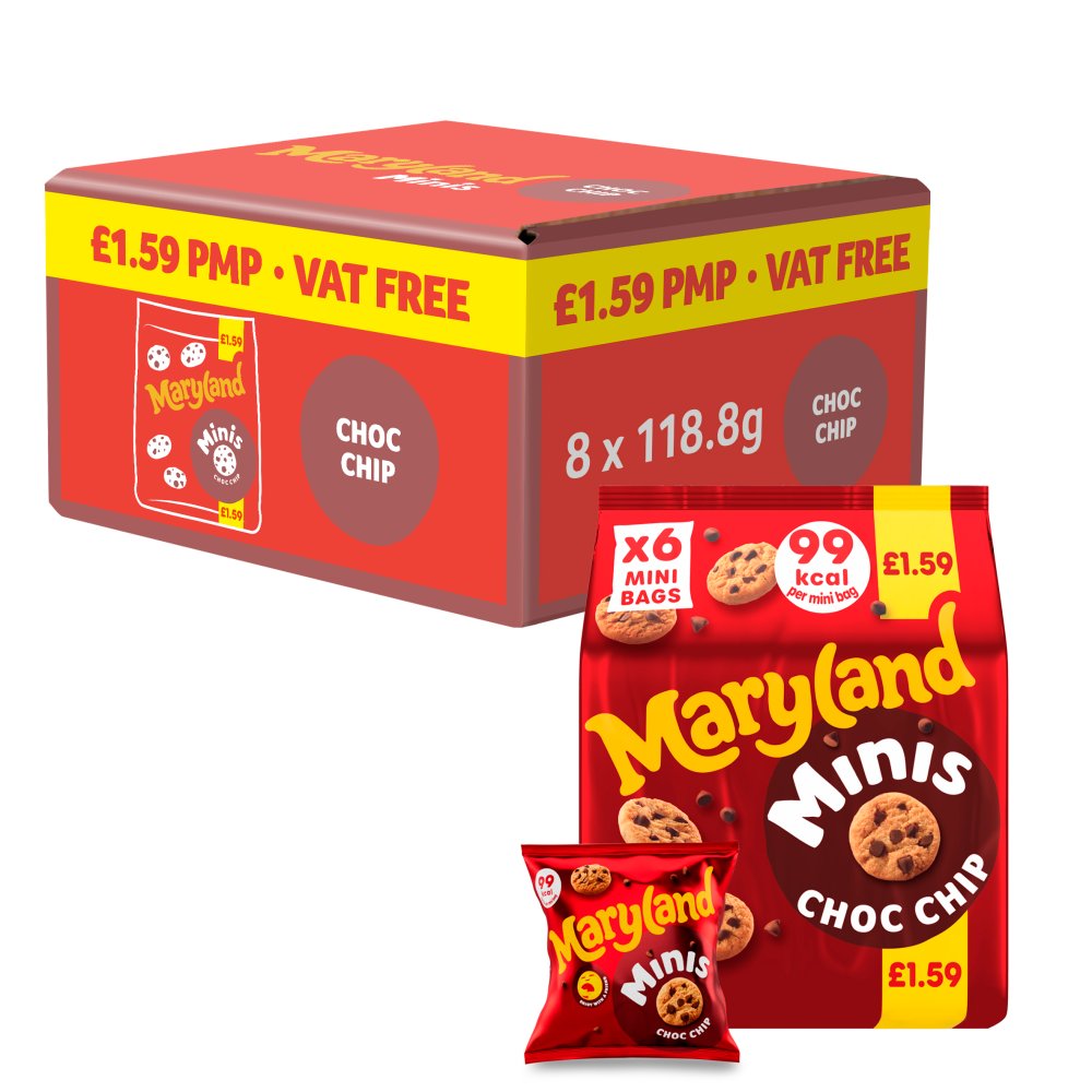 Maryland Minis Choc Chip 118.8g
