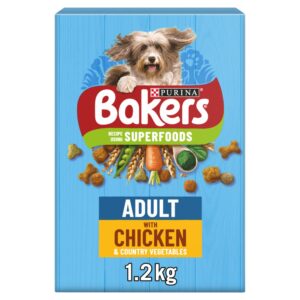 BAKERS Chicken with Vegetables Dry Dog Food 1.2kg