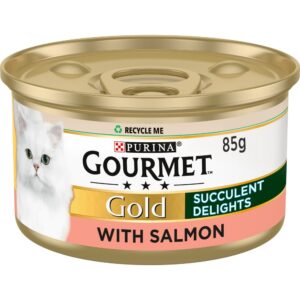 GOURMET Gold Succulent Delights Salmon Wet Cat Food 85g